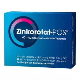 ZINKOROTAT POS gastrorezistentne tablete, 500 kos