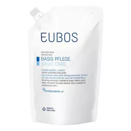 EUBOS FLÜSSIG modra neodišavljena polnilna steklenička, 400 ml