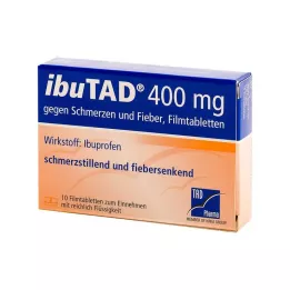 IBUTAD 400 mg proti bolečinam in povišani telesni temperaturi filmsko obložene tablete 10 kos