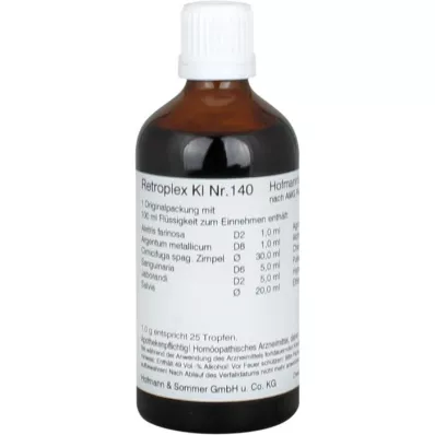 RETROPLEX KL št.140 kapljic, 100 ml RETROPLEX KL št.140 kapljic, 100 ml