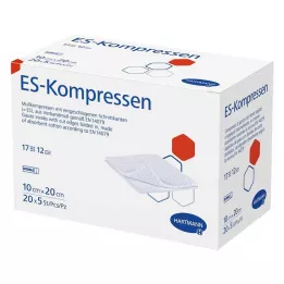 ES-KOMPRESSEN sterilno 10x20 cm 12-kratno veliko pakiranje, 20X5 kos