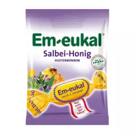 EM-EUKAL Žajbljev medeni bonbon s sladkorjem, 75 g