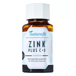 NATURAFIT Cink Plus C+D kapsule, 90 kos