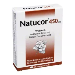 NATUCOR 450 mg filmsko obložene tablete, 20 kom