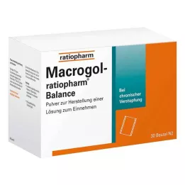 MACROGOL-ratiopharm Balance Plv.z.H.e.L.z.Einn., 30 kos