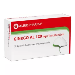 GINKGO AL 120 mg filmsko obložene tablete, 60 kos