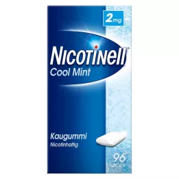 NICOTINELL Žvečilni gumi Cool Mint 2 mg, 96 kos