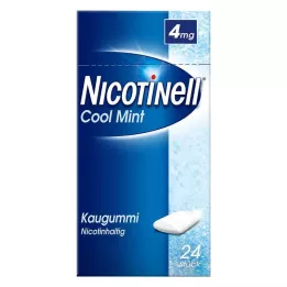 NICOTINELL Žvečilni gumi Cool Mint 4 mg, 24 kos