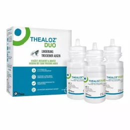 THEALOZ Duo kapljice za oči, 3X10 ml