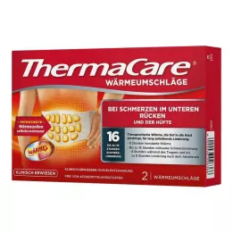 THERMACARE Hrbtne obloge S-XL za lajšanje bolečin, 2 kosa
