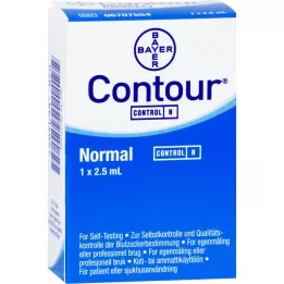 CONTOUR Kontrolna raztopina normal, 1 kos