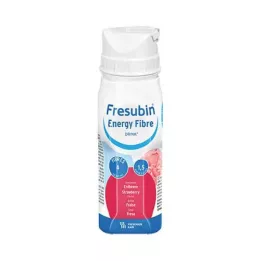 FRESUBIN ENERGY Fiber DRINK Jagodna steklenička za pitje, 4X200 ml