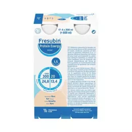 FRESUBIN PROTEIN Energija DRINK Steklenička za oreščke, 4X200 ml