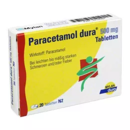 PARACETAMOL dura 500 mg tablete, 20 kom