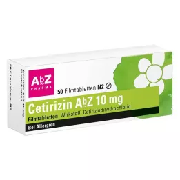 CETIRIZIN AbZ 10 mg filmsko obložene tablete, 50 kom