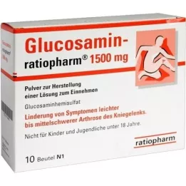 GLUCOSAMIN-RATIOPHARM 1500 mg prašek za peroralno uporabo, 10 kos