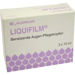 LIQUIFILM Vlažilne kapljice za nego oči, 3X10 ml