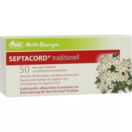 SEPTACORD tradicionalno obložene tablete, 50 kom
