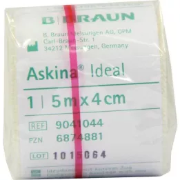 ASKINA Ideal bandaža 4 cmx5 m celofan, 1 kos