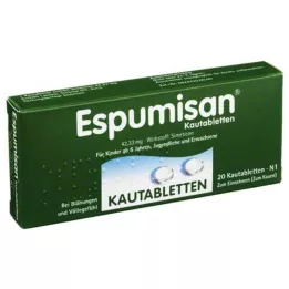 ESPUMISAN Žvečljive tablete, 20 kom