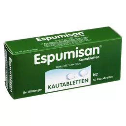 ESPUMISAN Žvečljive tablete, 50 kom