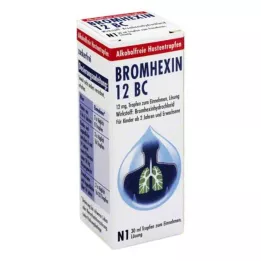 BROMHEXIN 12 BC Peroralne kapljice, 30 ml
