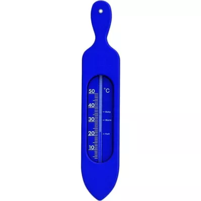 BADETHERMOMETER Plastika modra, 1 kos
