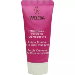 WELEDA Razvajajoča prha Wildrose, 20 ml
