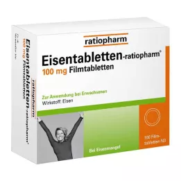 EISENTABLETTEN-ratiopharm 100 mg filmsko obložene tablete, 100 kos