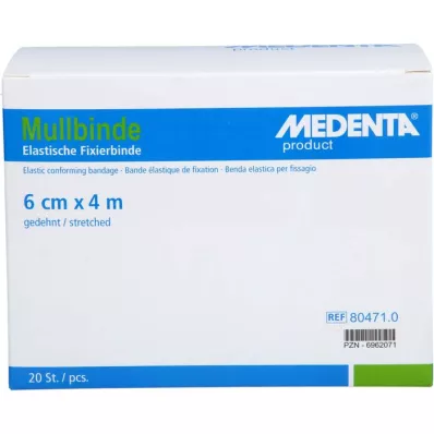MULLBINDEN elastika 6 cmx4 m, 20 kos MULLBINDEN elastika 6 cmx4 m, 20 kos