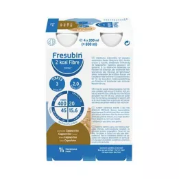 FRESUBIN 2 kcal vlaknin DRINK Steklenica za kapučino, 24X200 ml