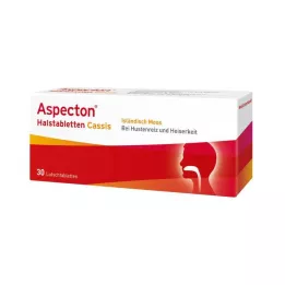 ASPECTON Pastile za grlo Cassis Lozenges, 30 kom