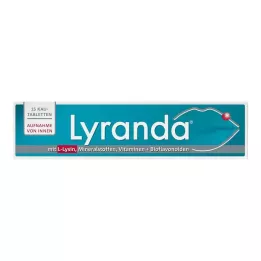 LYRANDA Žvečljive tablete, 15 kom