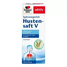 DOPPELHERZ Trpotčev sirup proti kašlju V, 150 ml