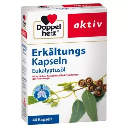 DOPPELHERZ Kapsule za prehlad evkaliptusovo olje, 40 kos