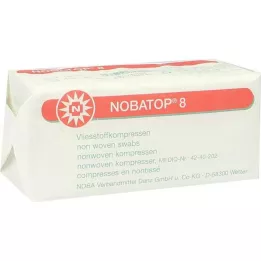 NOBATOP 8 kompres 5x5 cm nesterilne, 100 kom