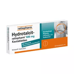 HYDROTALCIT-ratiopharm 500 mg žvečljive tablete, 20 kos
