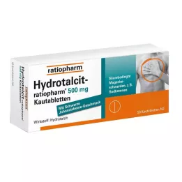 HYDROTALCIT-ratiopharm 500 mg žvečljive tablete, 50 kom