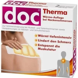DOC THERMA Grelna blazinica za bolečine v vratu, 2 kosa