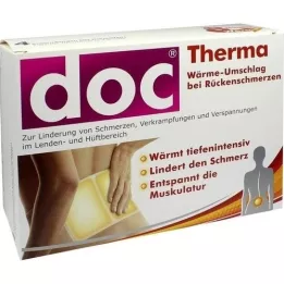 DOC THERMA Toplotni obkladek za bolečine v hrbtu, 4 kosi