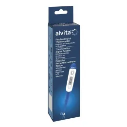 Alvita digitalni klinični termometer upogljiv, 1 kos