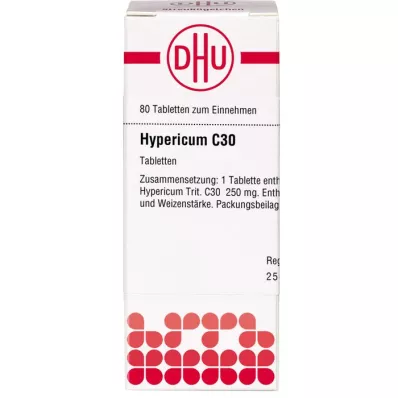 HYPERICUM C 30 tablet, 80 kos