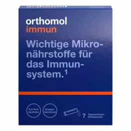 ORTHOMOL Immun Direct zrnca oranžna, 7 kos
