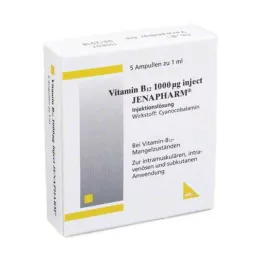 VITAMIN B12 1.000 μg Inject Jenapharm ampule, 5 kos