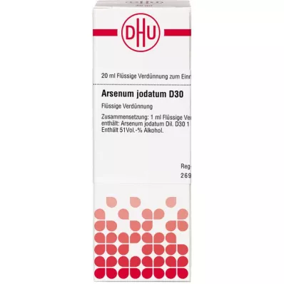 ARSENUM JODATUM D 30 razredčitev, 20 ml