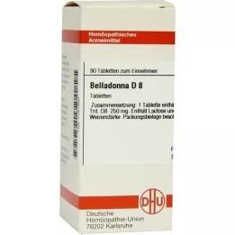 BELLADONNA D 8 tablet, 80 kos