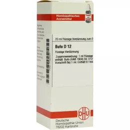 BUFO D 12 Razredčitev, 20 ml