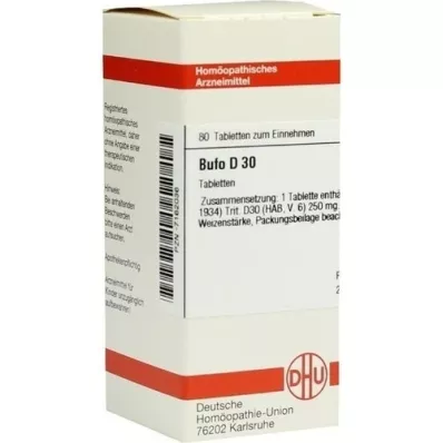BUFO D 30 tablet, 80 kos