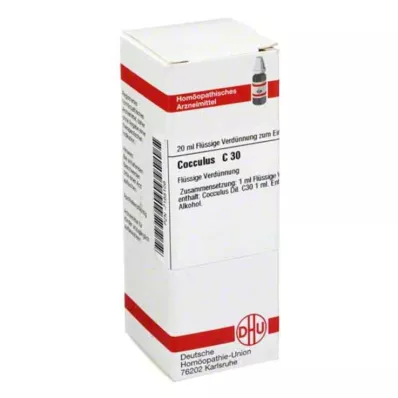 COCCULUS C 30 razredčitev, 20 ml COCCULUS C 30 razredčitev, 20 ml