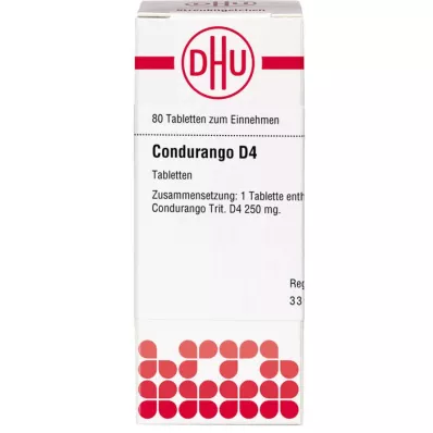 CONDURANGO D 4 tablete, 80 kos
